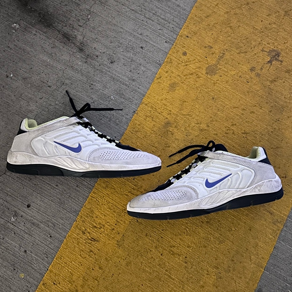 Nike SB Vertebrae Summit White & Tan Skate Shoes